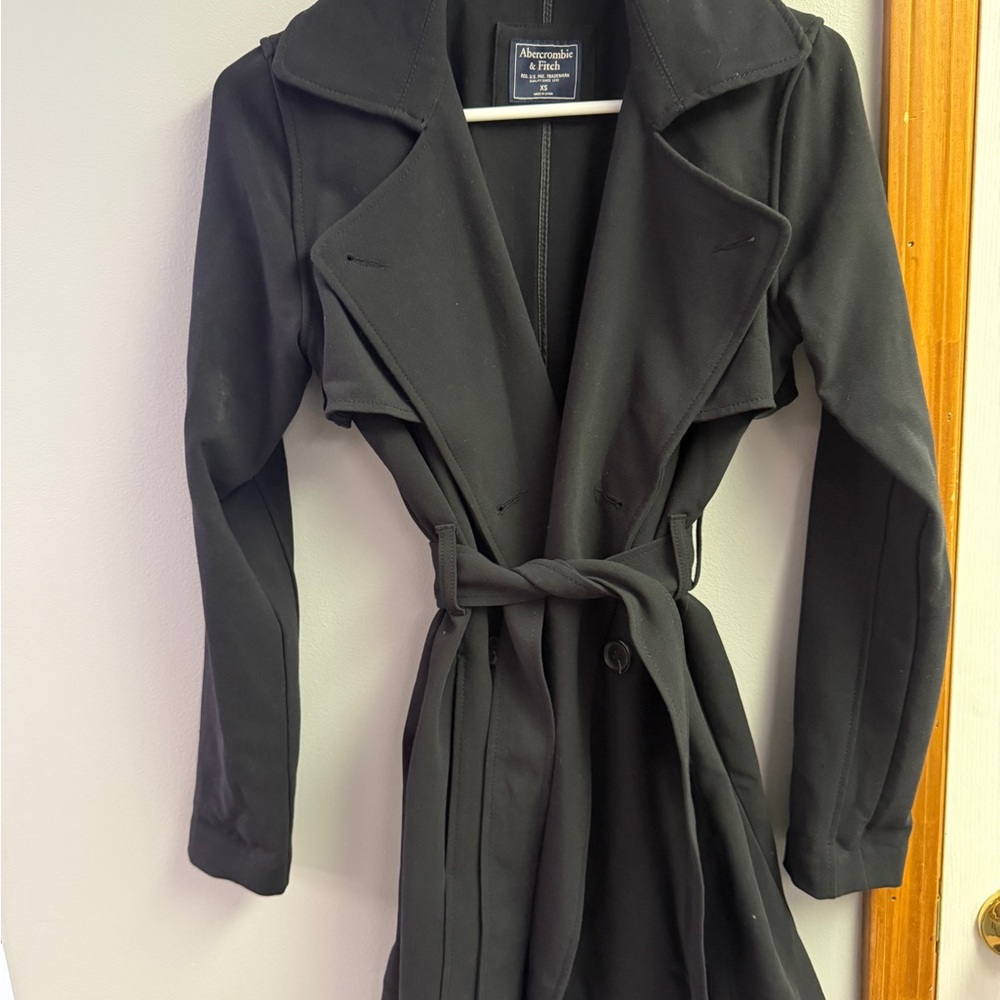 Black Women's Trench Coat